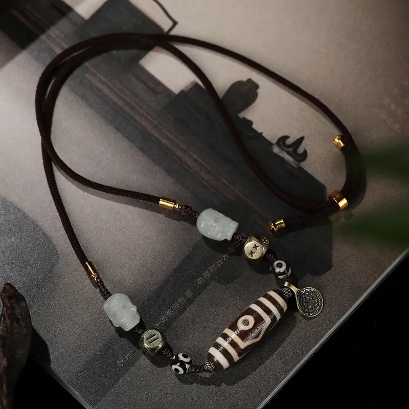 Murmur Jade Necklaces Unisex-3