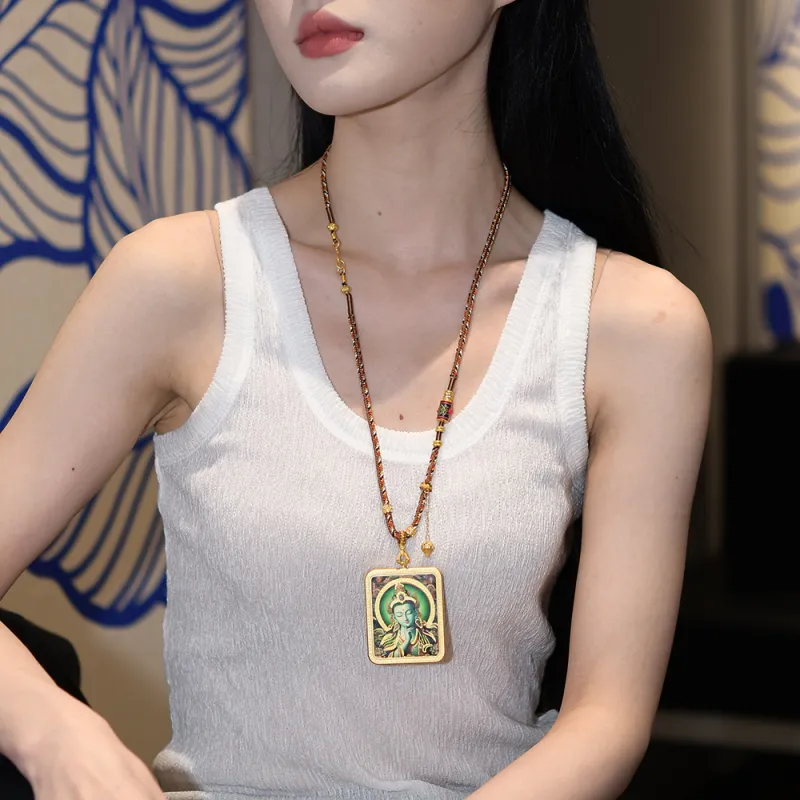 Murmur Copper Alloy Necklaces Unisex-6