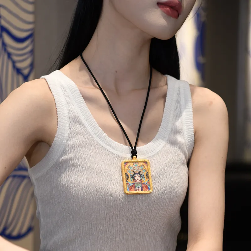 Murmur Copper Alloy Necklaces Unisex-5