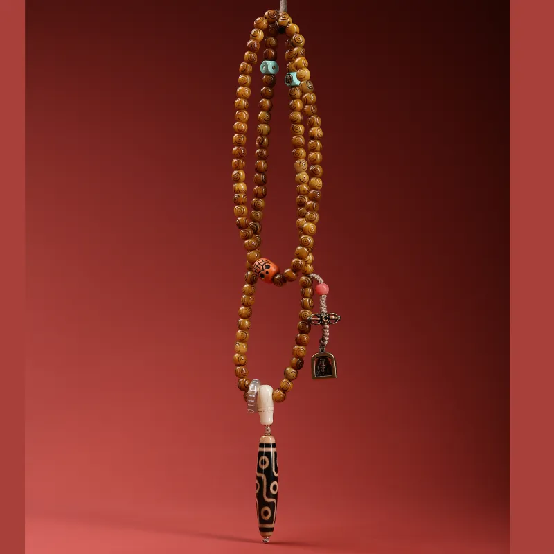 Murmur Yak Bone Necklaces Unisex-2