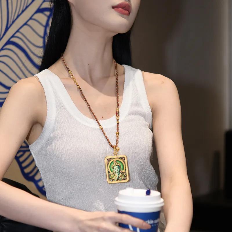 Murmur Copper Alloy Necklaces Unisex-5