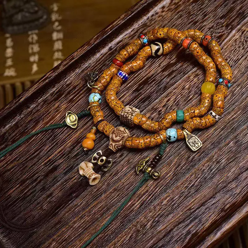 Murmur Star Moon Bodhi Seeds Bracelets Unisex-2