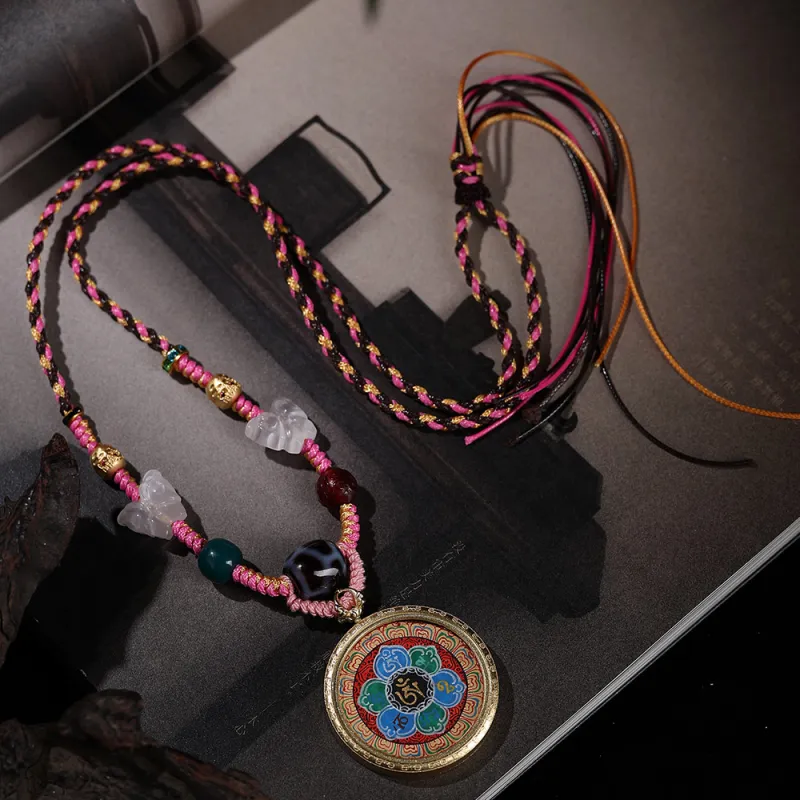 Murmur Copper Alloy Necklaces Unisex-4