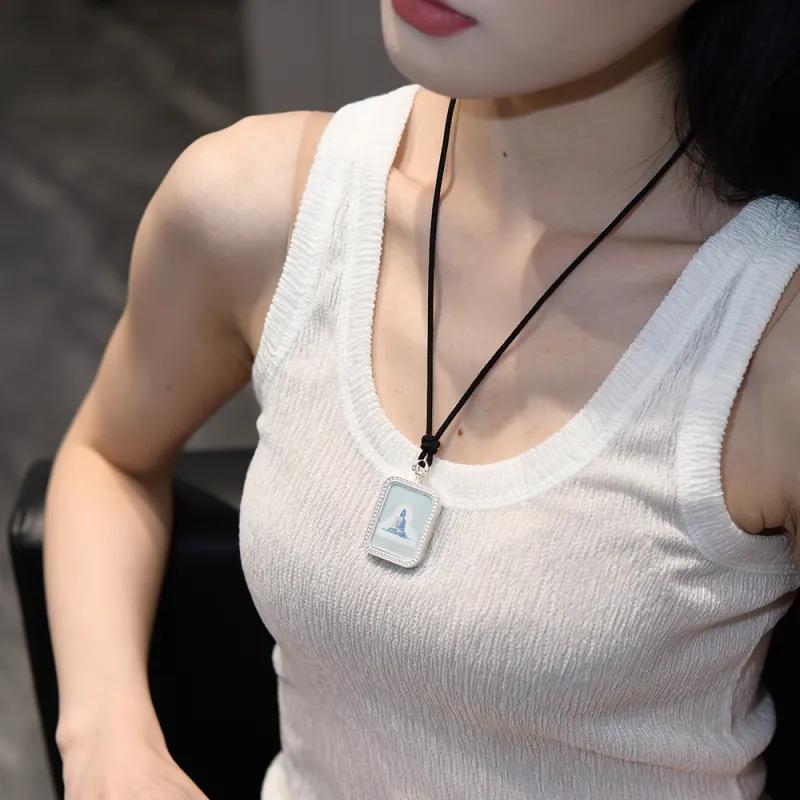 Murmur Copper Alloy Necklaces Unisex-2