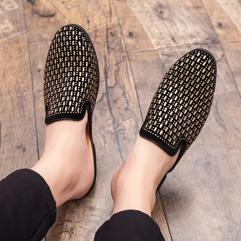 VANSSI Closed Toe Slippers Men's-12