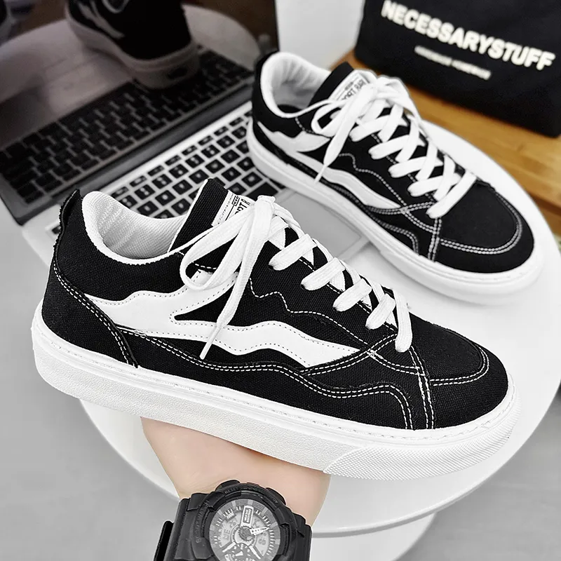 VANSSI Low Top Skateboard Shoes Men's-2