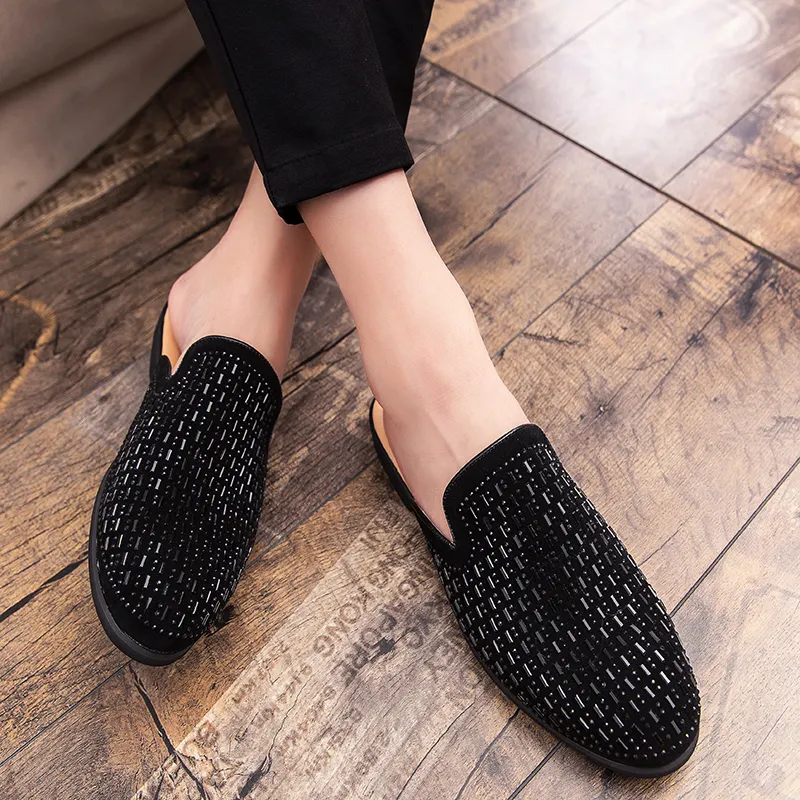 VANSSI Closed Toe Slippers Men's-8