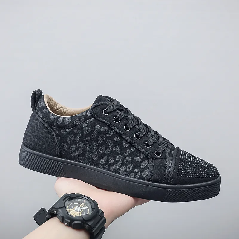 VANSSI Slip Resistant, Abrasion Resistant, Lightweight, Breathable Low Top Skateboard Shoes Men's Black-5