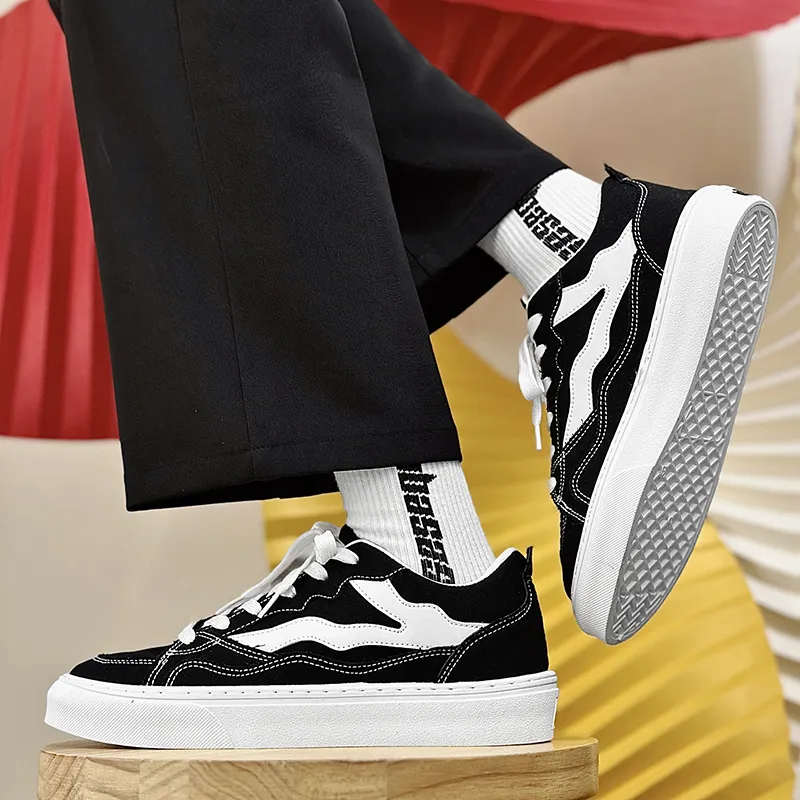 VANSSI Low Top Skateboard Shoes Men's-4