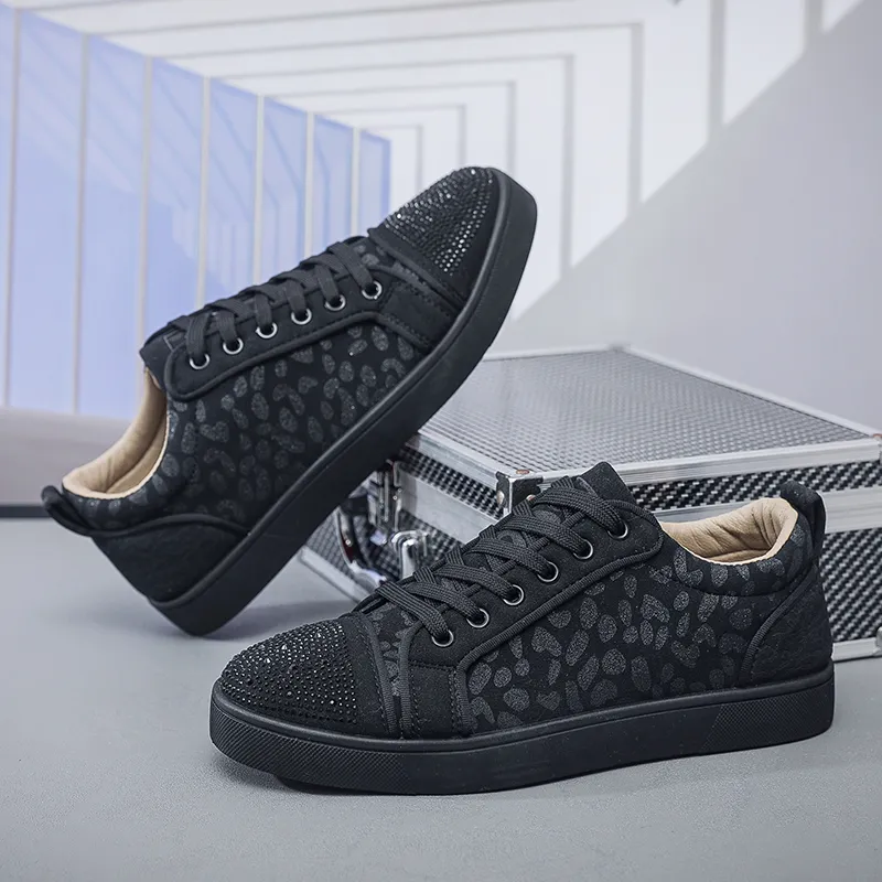 VANSSI Slip Resistant, Abrasion Resistant, Lightweight, Breathable Low Top Skateboard Shoes Men's Black-1