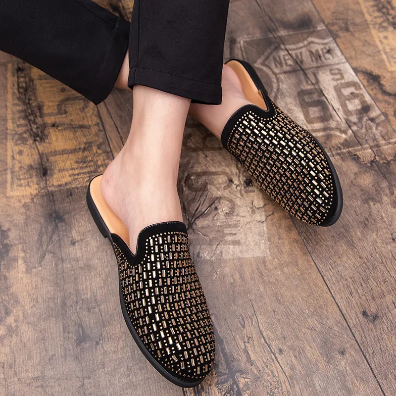 VANSSI Closed Toe Slippers Men's-14