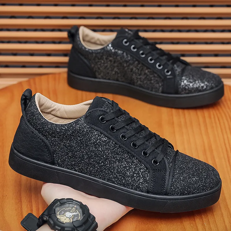 VANSSI Coverage Anti Slip And Wear Resistant Lightweight Breathable Low Top Skateboard Shoes Men's Black White-9