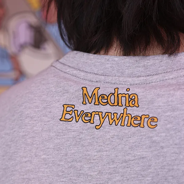 MEDRIA T-Shirt Unisex Heather Gray-3