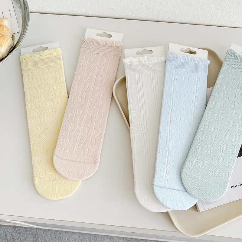 AUGUST Mid Calf Socks Women's 5 Pack-6