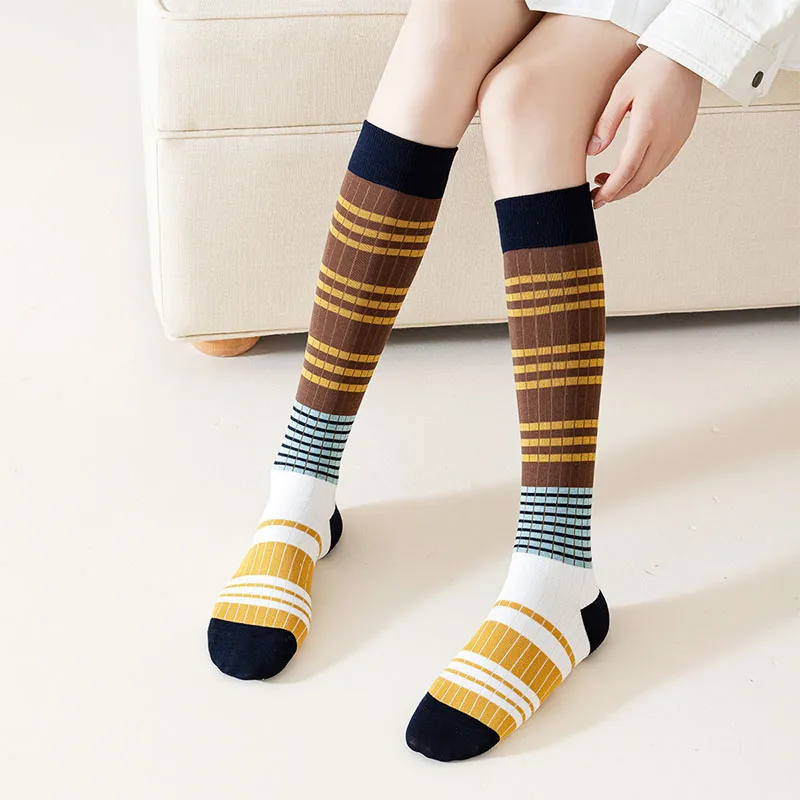AUGUST Knee High Socks Women's 3 Pack-11