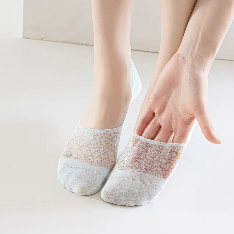 AUGUST No Show Socks Women's 4 Pack-2