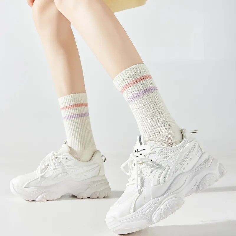 AUGUST Summer Mid Calf Socks Women's 5 Pack-3