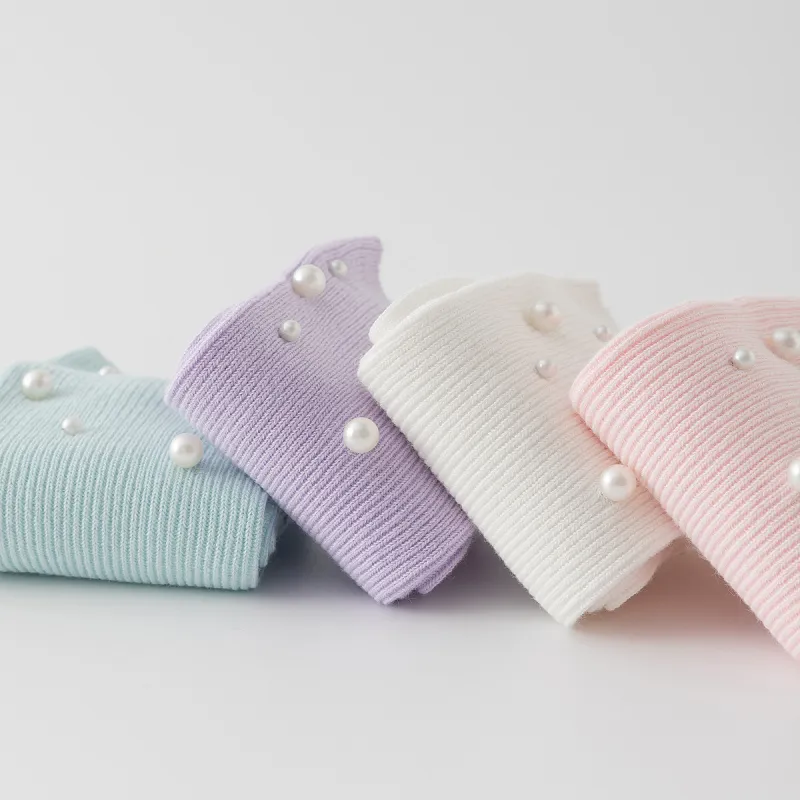 AUGUST Mid Calf Socks Women's 5 Pack Mixed Color-6