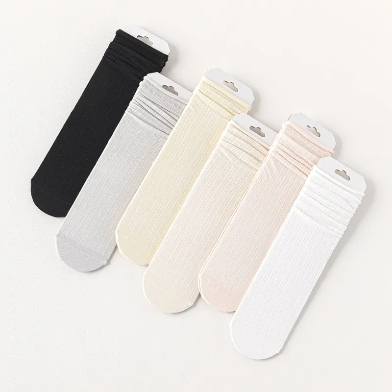 AUGUST Mid Calf Socks Women's 4 Pack-5