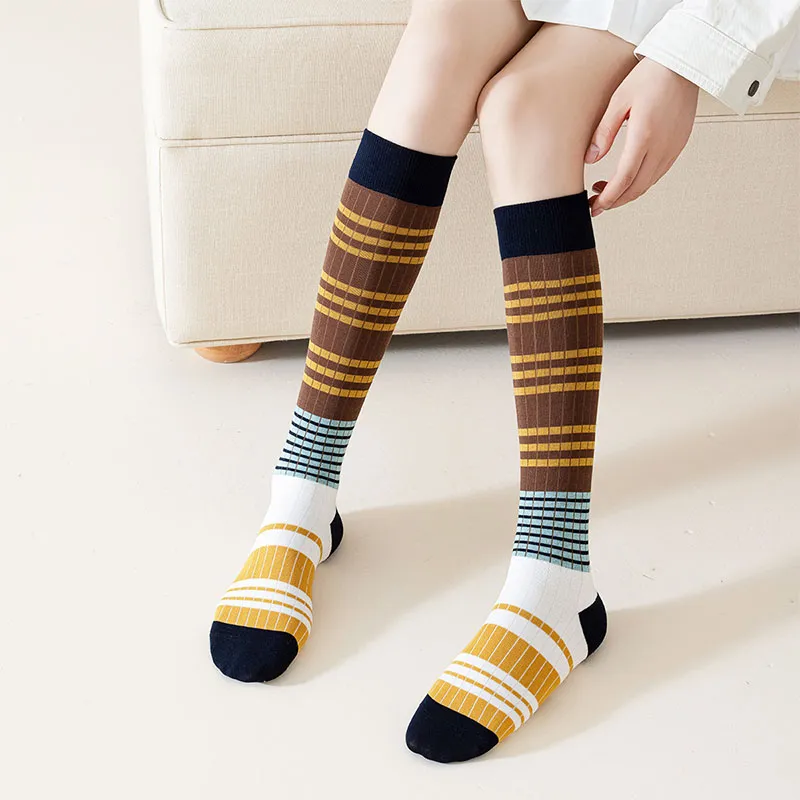 AUGUST Knee High Socks Women's 3 Pack-2