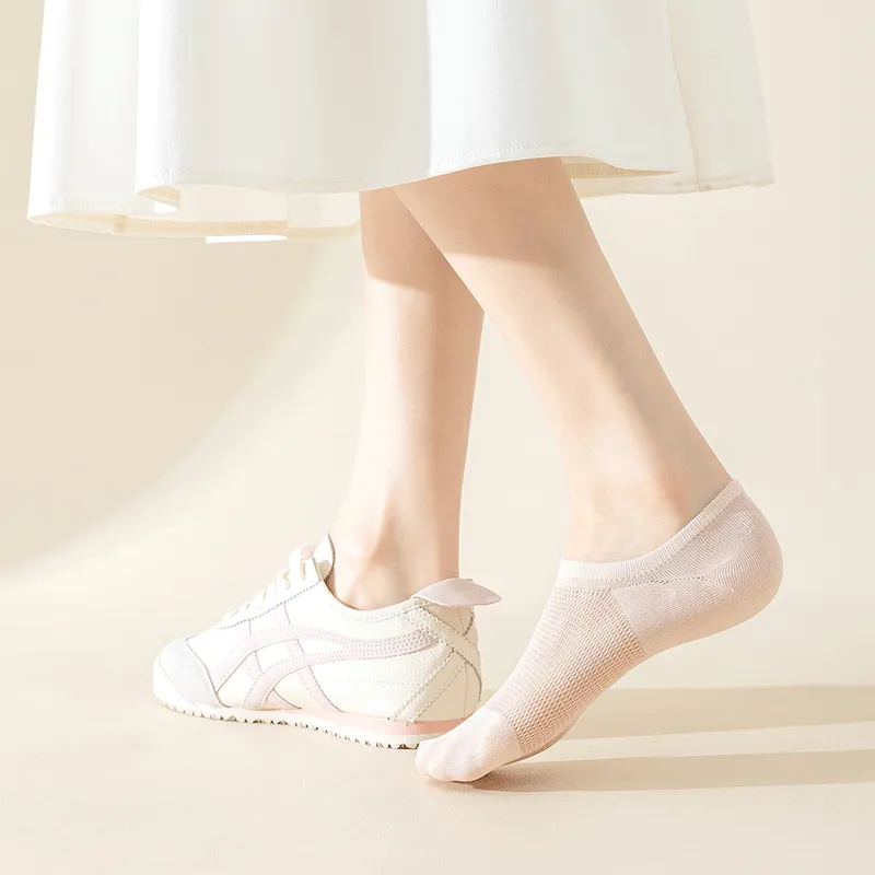 AUGUST No Show Socks Women's 5 Pack-3
