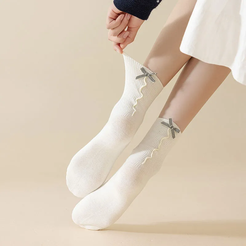 AUGUST Mid Calf Socks Women's 5 Pack Mix And Match-1