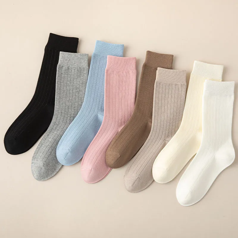 AUGUST Mid Calf Socks Women's 4 Pack-6