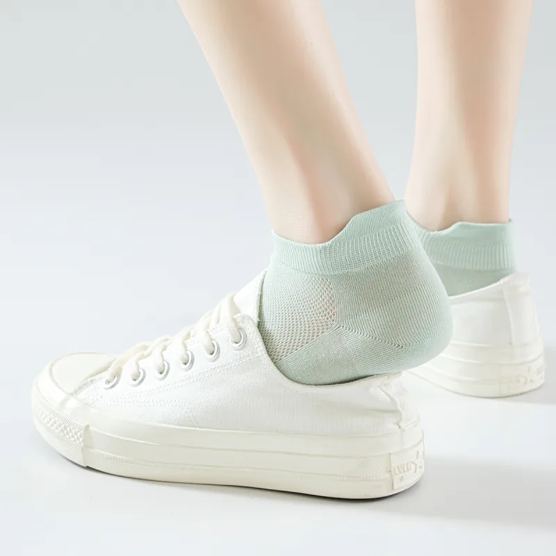 AUGUST Summer No Show Socks Women's 5 Pack-7