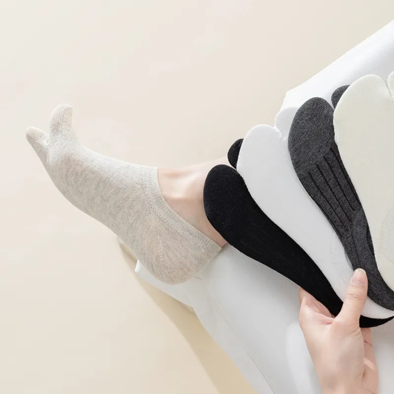 AUGUST No Show Socks Women's 5 Pack-2