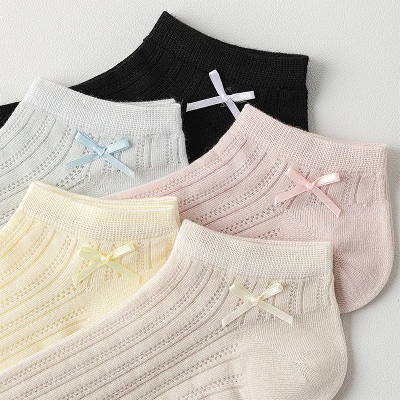 AUGUST Ankle Socks Women's 5 Pack Mixed Color-5