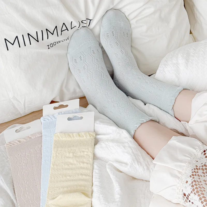 AUGUST Mid Calf Socks Women's 5 Pack-3