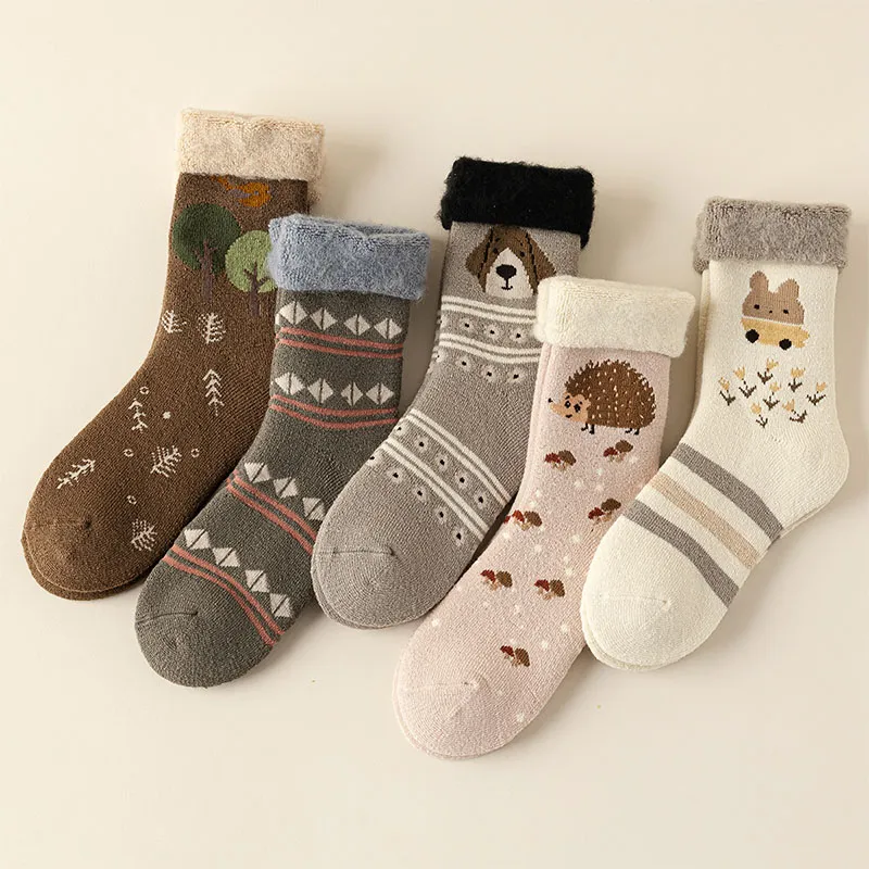AUGUST Mid Calf Socks Women's 3 Pack-11