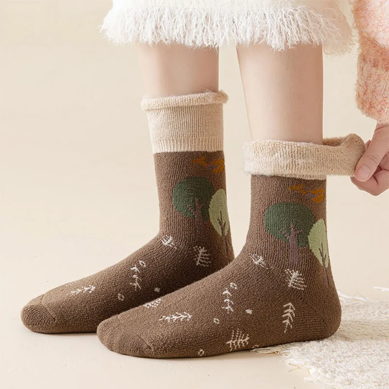 AUGUST Mid Calf Socks Women's 3 Pack-9