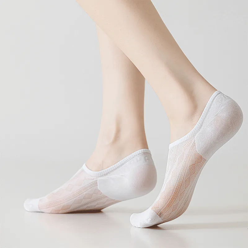 AUGUST No Show Socks Women's 4 Pack-2