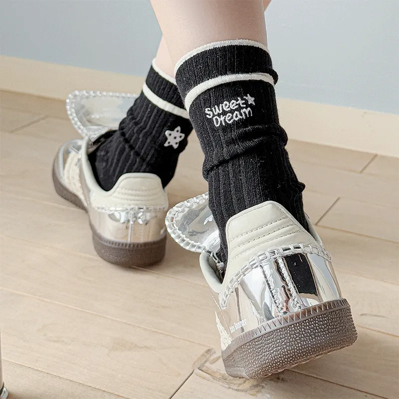 AUGUST Mid-Calf Socks Women's 4 Pack Mix And Match-4