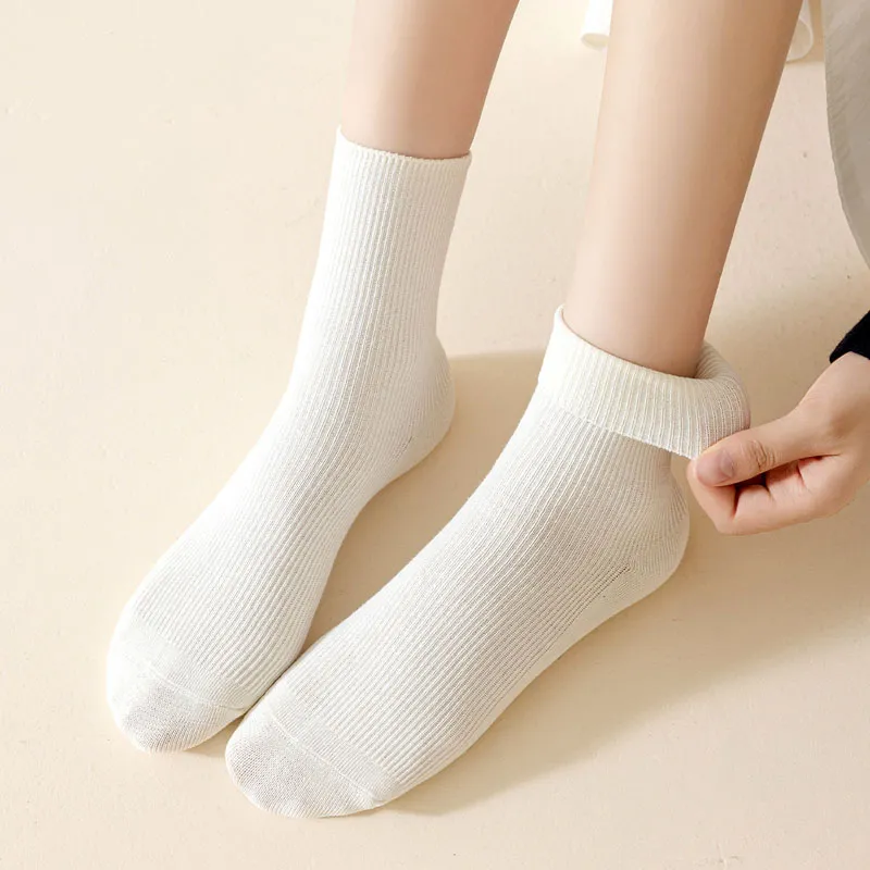 AUGUST Mid Calf Socks Women's 5 Pack Mix And Match-4