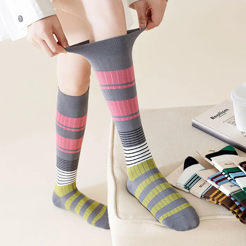 AUGUST Knee High Socks Women's 3 Pack-10