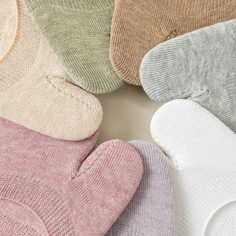 AUGUST No Show Socks Women's 5 Pack-6