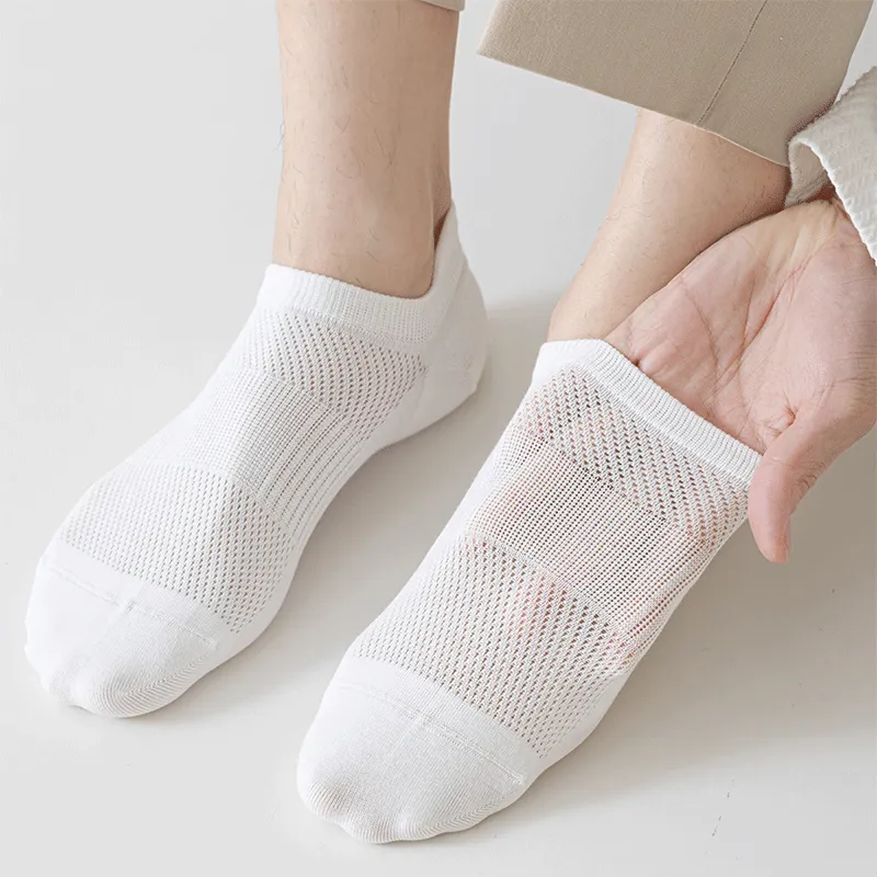 AUGUST No Show Socks Men's 4 Pack-4
