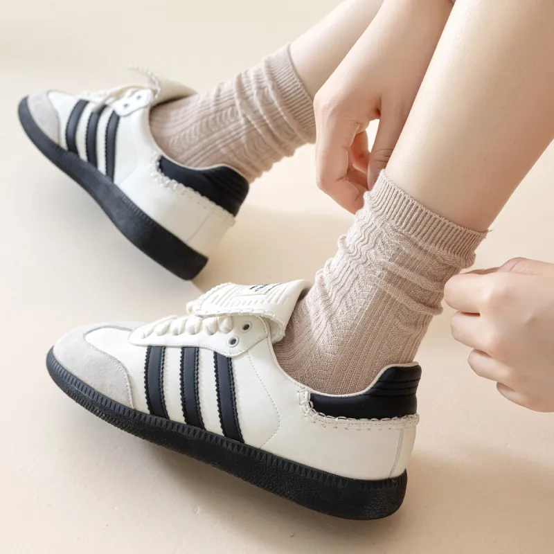 AUGUST Mid Calf Socks Women's 4 Pack-5