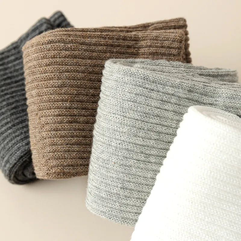 AUGUST Mid Calf Socks Men's 5 Pack Mixed Color-6