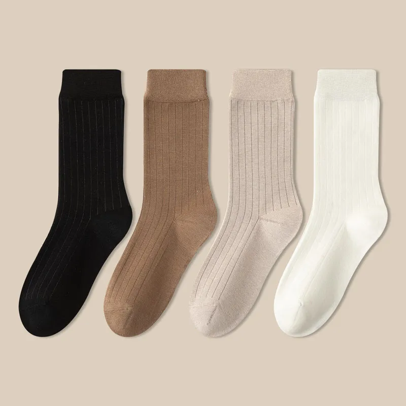 AUGUST Mid Calf Socks Women's 4 Pack-4
