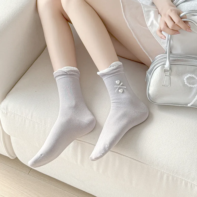 AUGUST Mid Calf Socks Women's 4 Pack-2