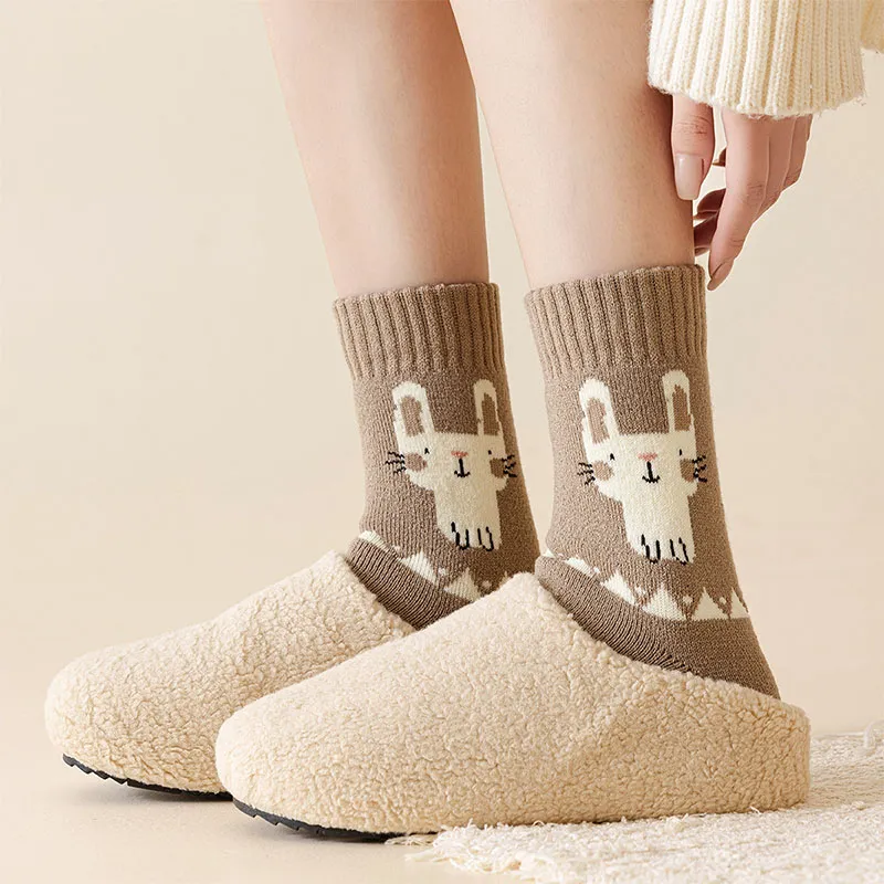 AUGUST Mid Calf Socks Women's 3 Pack-2