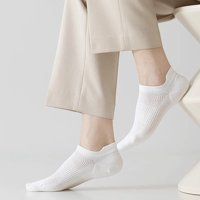 AUGUST No Show Socks Men's 4 Pack-9