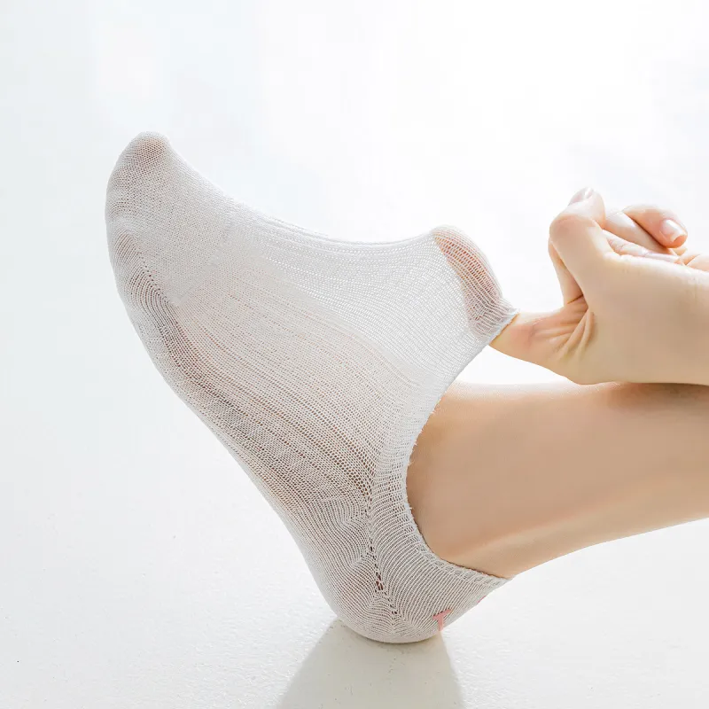 AUGUST No Show Socks Women's 5 Pack Mixed Color-4