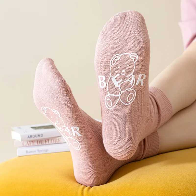 AUGUST Mid Calf Socks Women's 4 Pack-3