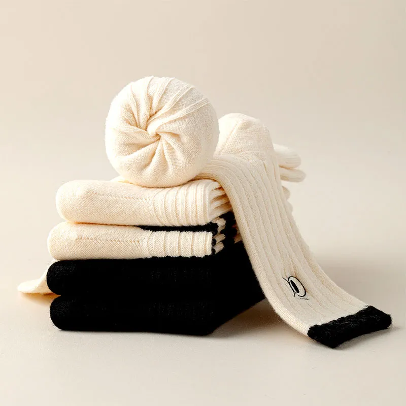 AUGUST Mid Calf Socks Women's 3 Pack-9