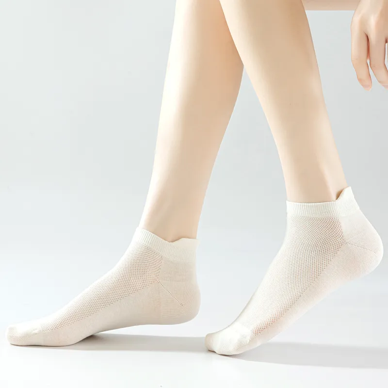 AUGUST Summer No Show Socks Women's 5 Pack-3
