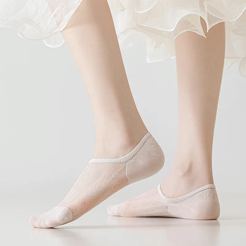 AUGUST No Show Socks Women's 4 Pack-3
